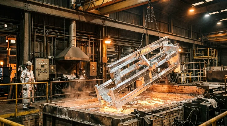 Galvaniz kaplama fotoğrafı — Enbu Metal, Adana